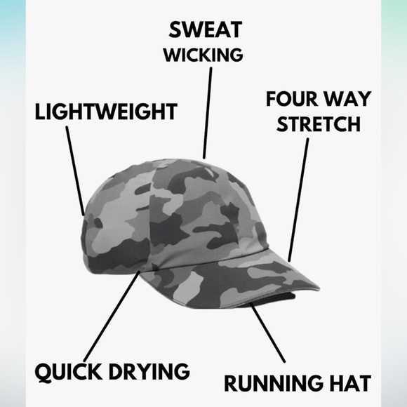 Lululemon Fast and Free Mens Run Camo Hat NWT - Picture 5 of 15